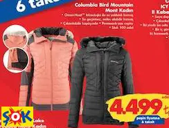 COLUMBİA BİRD MOUNTAİN MONT KADIN